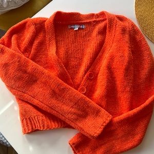 orange crop  cardigan